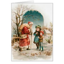 Vintage : Christmas - Greeting Card