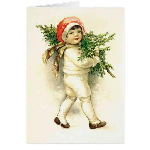 Vintage Christmas Greeting Card