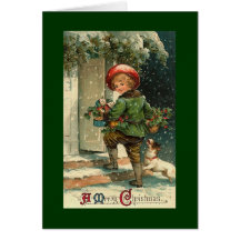 Vintage, Christmas Greeting Cards