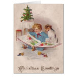 VINTAGE CHRISTMAS GREETINGS CARD