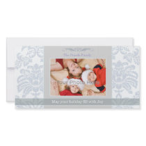 Vintage christmas holiday photocard