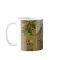 Vintage Christmas Horses Mug