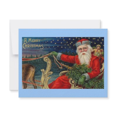 Vintage Christmas invitations