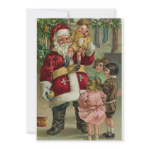 Vintage Christmas invitations by MyOtherPlanet Vintage Christmas invitations