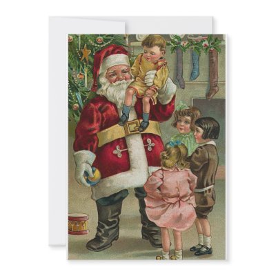 Vintage Christmas invitations