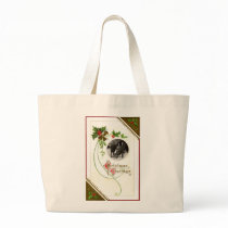 Vintage Christmas Jumbo Tote bags by Vintage_Gifts Vintage Christmas Jumbo Tote bags