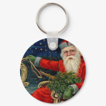 Vintage Christmas keychains by MyOtherPlanet Vintage Christmas keychains