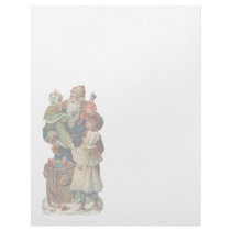 Vintage Christmas Letterhead Stationery