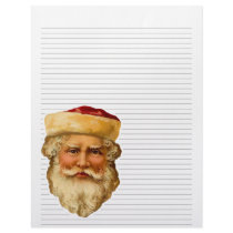 Vintage Christmas Lined Letterhead Stationery