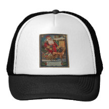 Vintage Christmas Mesh Hat