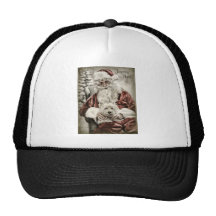 Vintage Christmas Mesh Hats