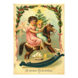 Vintage Christmas Morning Cards Personalized Invites
