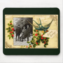 Vintage Christmas Mousepad by Vintage_Gifts Vintage Christmas Mousepad