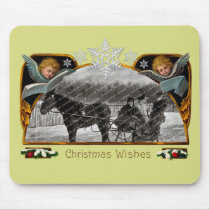 Vintage Christmas Mousepad by Vintage_Gifts Vintage Christmas Mousepad