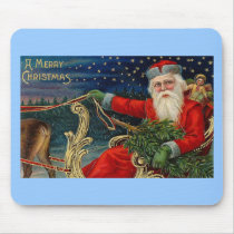 Vintage Christmas mousepads by MyOtherPlanet Vintage Christmas mousepads