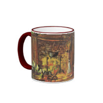 Vintage Christmas mugs by ChristmasCafe Vintage Christmas mugs
