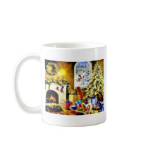Vintage Christmas Coffee Mug