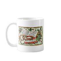 Vintage Christmas Coffee Mug