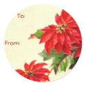 Vintage Christmas Name Tags stickers