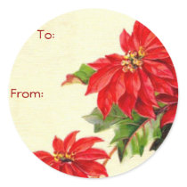 Vintage Christmas Name Tags stickers by golden_oldies Vintage Christmas Name Tags stickers