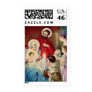 Nativity Scene Stamps