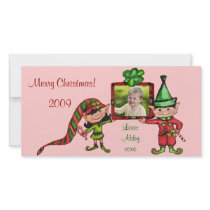 Vintage Christmas Photo Card