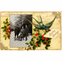 Vintage Christmas Photo Sculpture Ornament photo sculptures by Vintage_Gifts Vintage Christmas Photo Sculpture Ornament photo sculptures