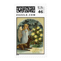 Vintage Christmas Postage Stamps