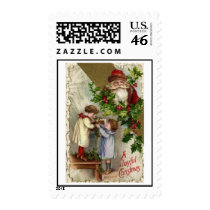 Vintage Christmas Postage Stamp by forbes1954 Vintage Christmas Postage Stamp