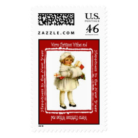 Vintage Christmas Postage Stamps #3 stamp