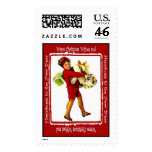 Vintage Christmas Postage Stamps #4