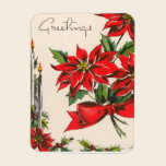 Vintage Christmas Premium Magnet magnets