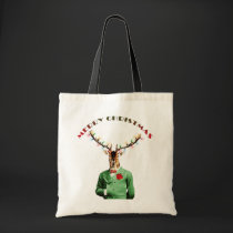 Vintage Christmas Reindeer Christmas Bag bags