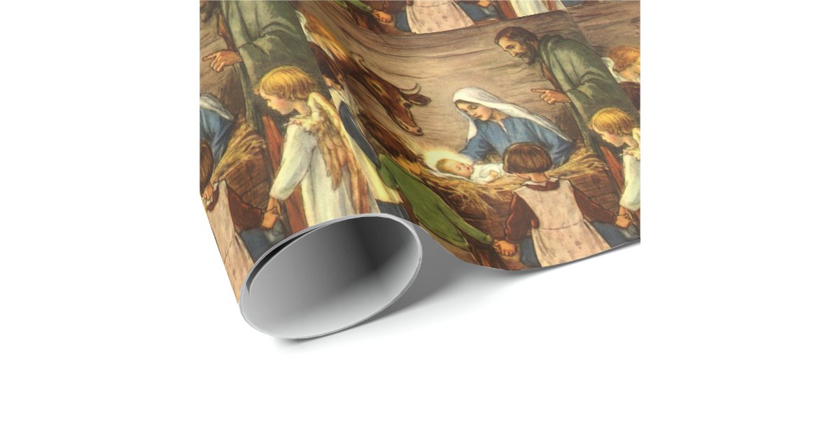 Religious Themed Christmas Wrapping Paper 