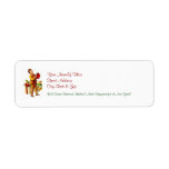 Vintage Christmas Return Address Labels #1