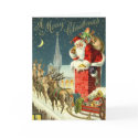 Vintage Christmas Santa Card by lkranieri Vintage Christmas Santa Card