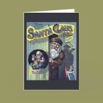 Vintage Christmas, Santa Claus and His Works cards