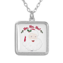 Vintage Christmas Santa Ho,Ho,Ho! Necklaces