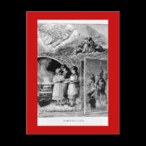 Vintage Christmas Scene: Christmas Carol postcards