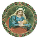 Vintage Christmas seals or stickers by xmasstore Vintage Christmas seals or stickers