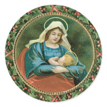 Vintage Christmas seals or stickers by xmasstore Vintage Christmas seals or stickers