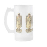 Vintage Christmas Snow Angel Frosted Mug