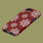 Vintage Christmas Snowflakes Blizzard Pattern casemate cases