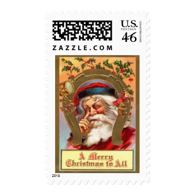 Vintage Christmas stamps by holiday_tshirts