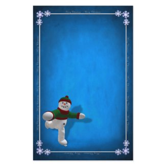 Skating Snowman