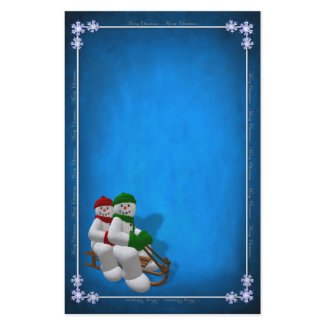 Sledding Snowmen