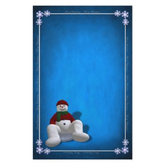 Snowman on Snow Disc