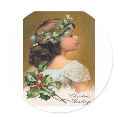 Vintage Christmas stickers