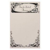 Vintage Christmas Sunflower Stationery