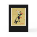 Vintage Christmas Terrier Dog Greeting Card